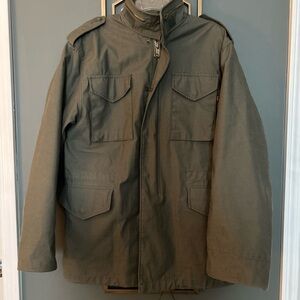 Men's Alpha Industries Olive Military Jacket